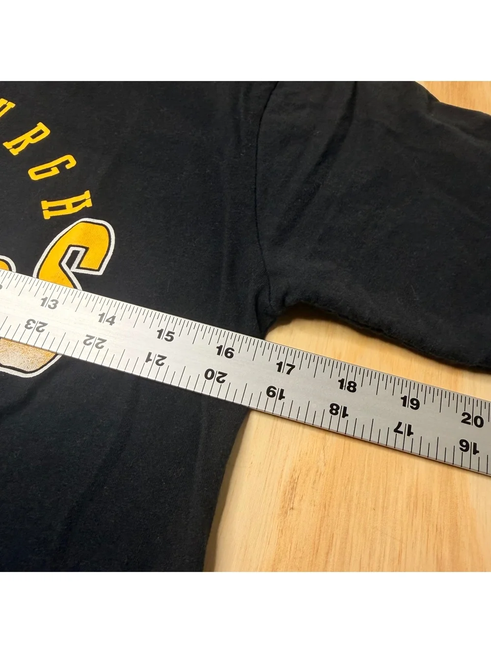 NFL Pittsburgh Steelers Big Kids Tee with Thermal Sleeves Size L(14/16)